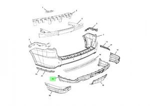 جلدة صدام خلفي سفلية