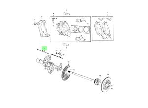 حساس السرعة الإطار الخلفي