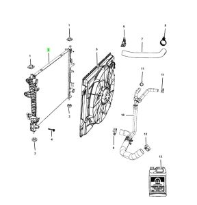 رديتر  تبريد ماء المحرك