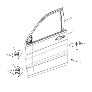 باب أمامي يسار