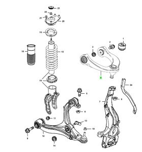 مقص أمامي علوي يسار