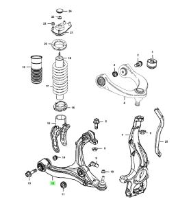 مقص أمامي سفلي يسار