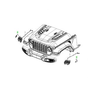 إضاءة جانبية أمامية يسار