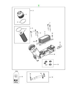 قاعدة فلتر الزيت