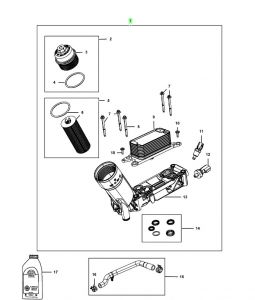 قاعدة فلتر الزيت