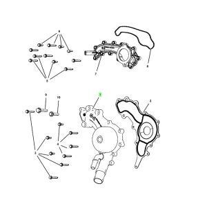 مضخة ماء تبريد الماكينة