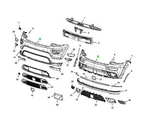 جلدة صدام أمامي