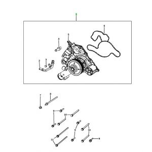 مضخة ماء تبريد الماكينة