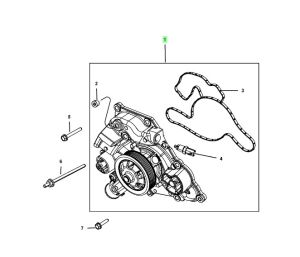 مضخة ماء تبريد الماكينة