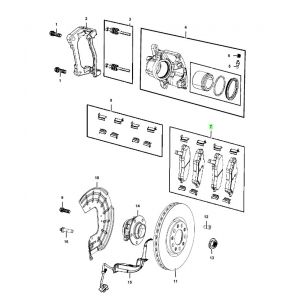 فحمات فرامل أمامية