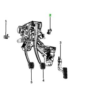 حساس دواسة الفرامل