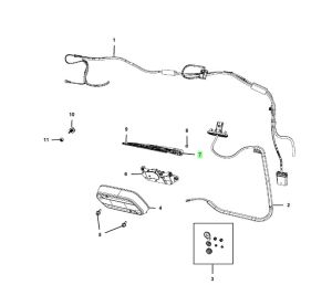 ذراع المساحات الخلفية