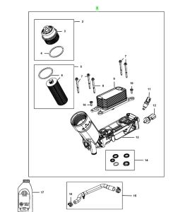 قاعدة فلتر الزيت