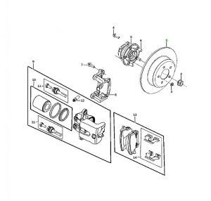 هوب فرامل خلفي