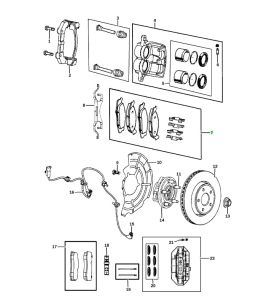 فحمات فرامل أمامية