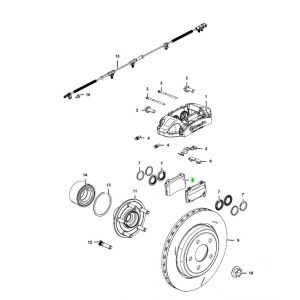 فحمات فرامل خلفية