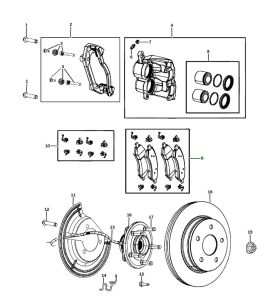 فحمات فرامل أمامية