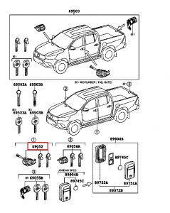 قفل تأمين الباب مع المفاتيح