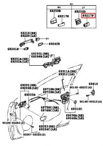غطاء مقبض باب خارجي