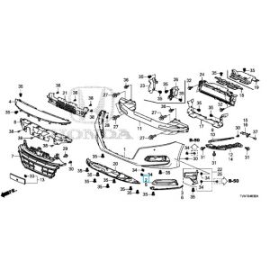 غطاء فتحة كشاف الضباب