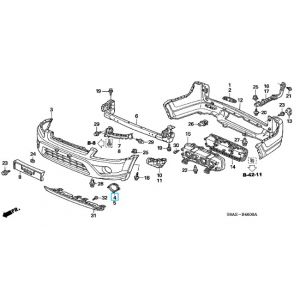 ديكور كشاف أمامي يمين