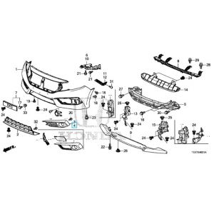 ديكور كشاف أمامي يسار