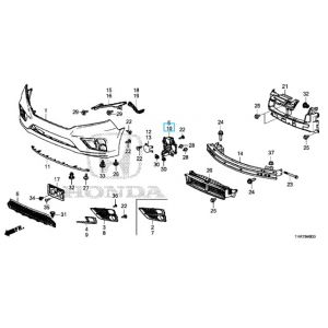 ديكور كشاف أمامي يسار