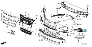 ديكور كشاف أمامي يسار