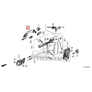 مقبض باب خارجي *NH830M*(LUNAR SILVER)