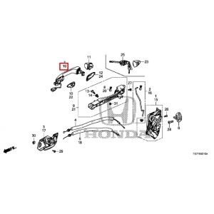 مقبض باب خارجي *NH830M*(LUNAR SILVER)