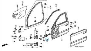 رداد باب أمامي يمين