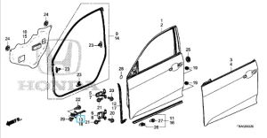 رداد باب أمامي يمين