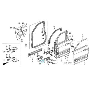 رداد باب أمامي يسار