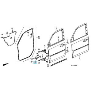 رداد باب أمامي يسار