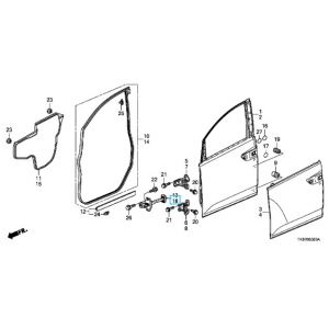 رداد باب أمامي يسار