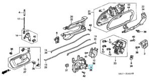 موتور قفل و الغاء قفل الباب