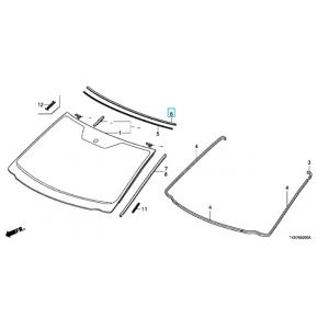 جلدة زجاج أمامي