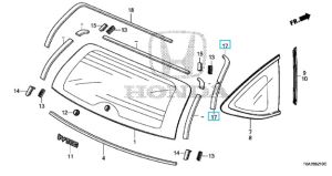 جلدة زجاج أمامي