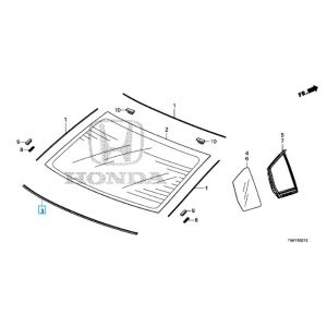 جلدة زجاج خلفي