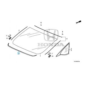 جلدة زجاج أمامي