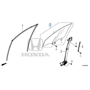 زجاج نافذة الباب (GREEN) (PGW)
