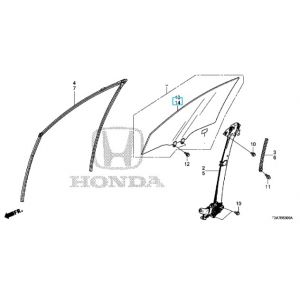 زجاج نافذة الباب (GREEN) (PGW)