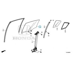 زجاج نافذة الباب (GREEN) (FUYAO)