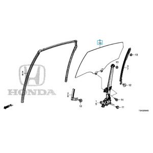 زجاج نافذة الباب (GREEN) (SISECAM)