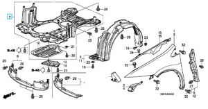 غطاء ماكينة سفلي