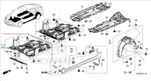 غطاء ماكينة سفلي
