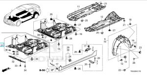 غطاء ماكينة سفلي