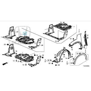 غطاء ماكينة سفلي