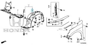 بطانة رفرف أمامي يسار