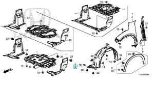 بطانة رفرف أمامي يسار